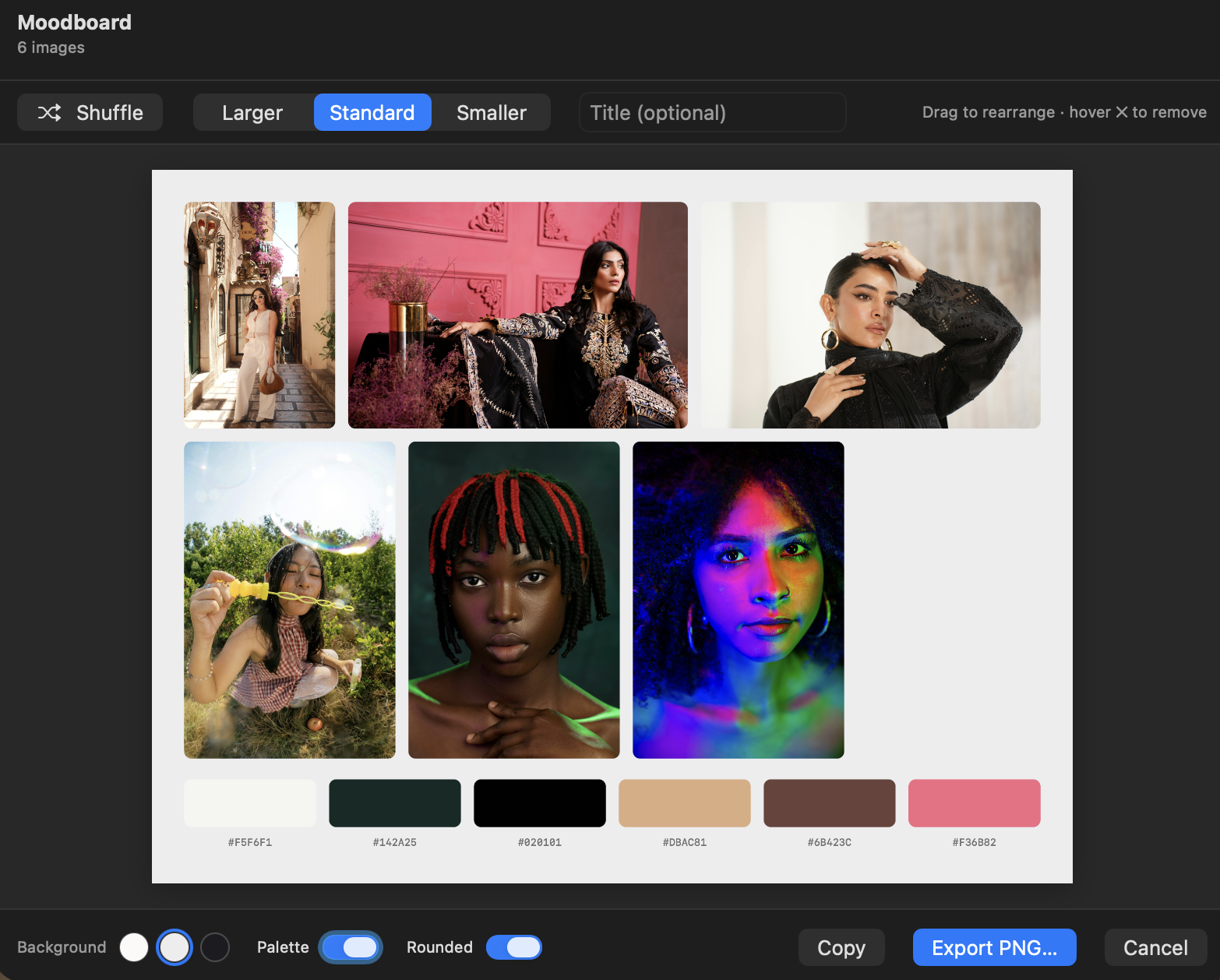 Moodboard generator